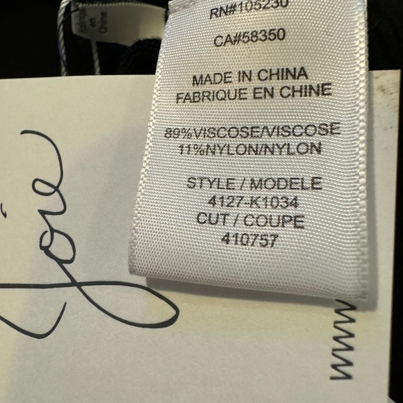 Joie joggers pants large size, 2 front pockets. - Picture 4 of 5